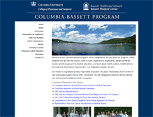 Tablet Screenshot of columbia-bassett.org